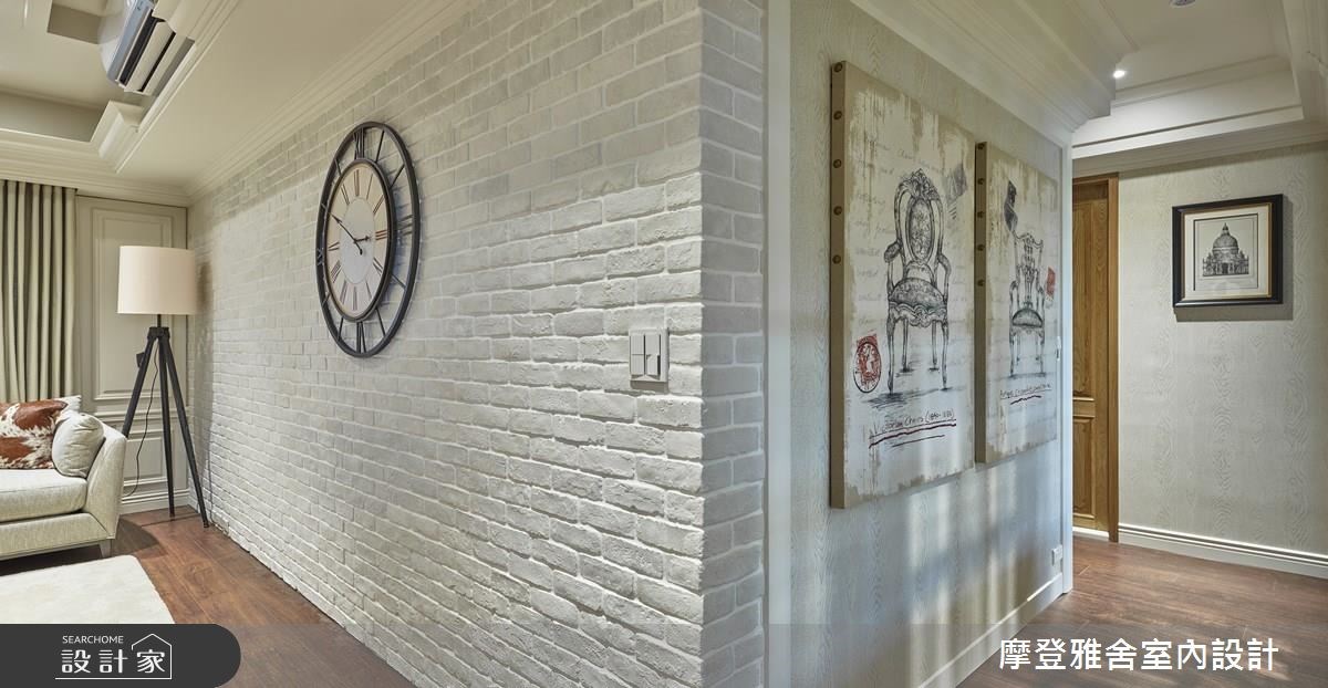 28坪新成屋(5年以下)＿鄉村風走廊案例圖片＿摩登雅舍室內設計＿摩登雅舍_59之19