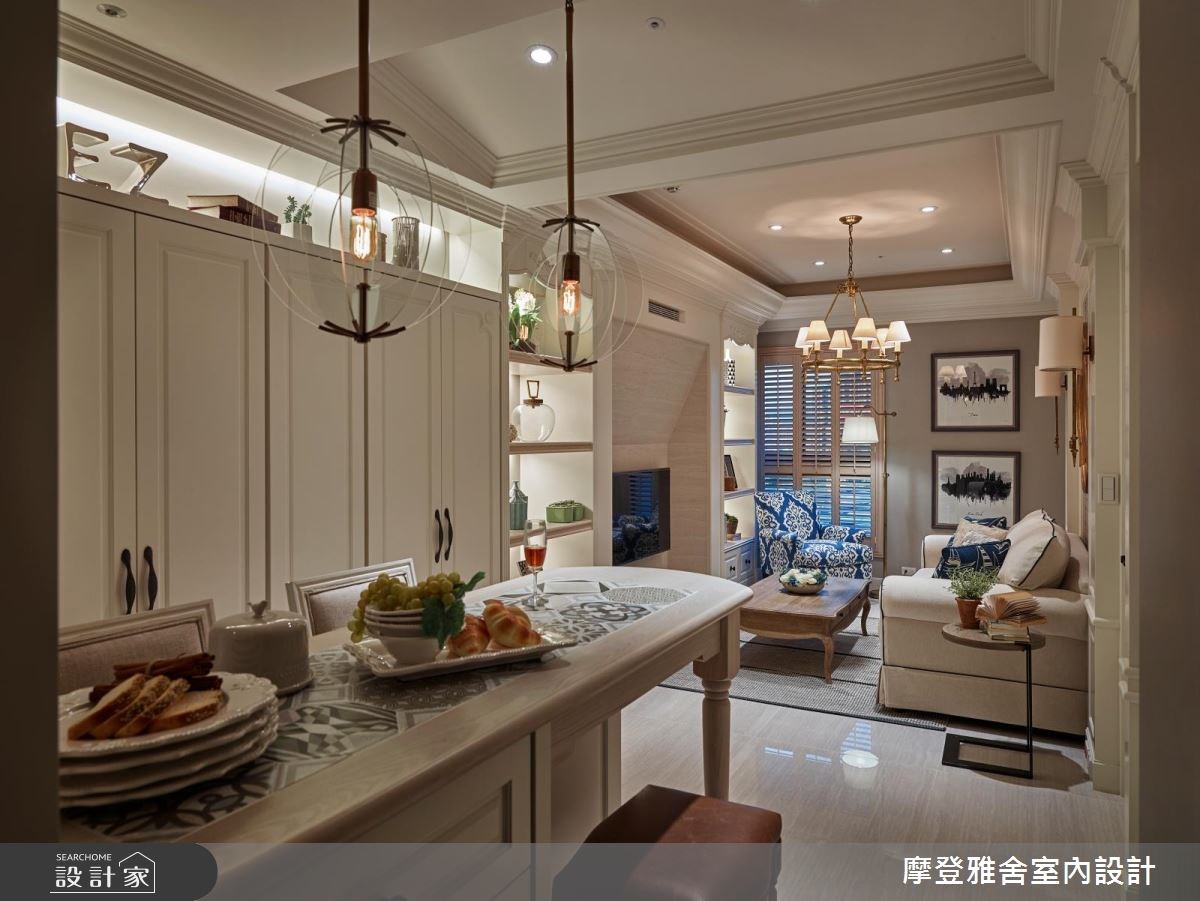 18坪新成屋(5年以下)＿美式風吧檯案例圖片＿摩登雅舍室內設計＿摩登雅舍_60之4