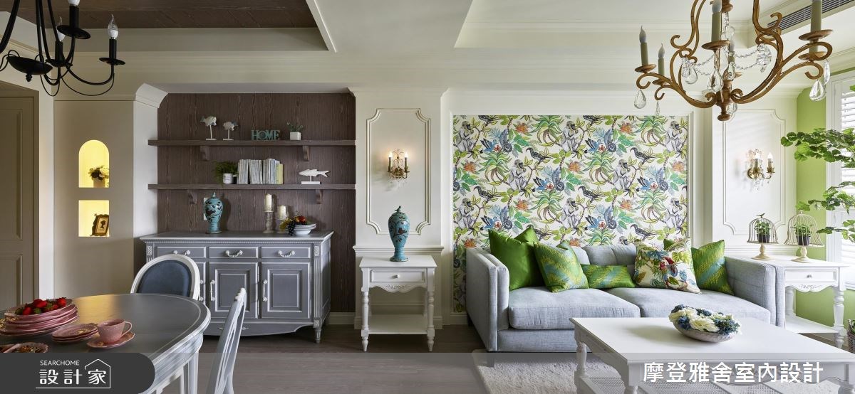 35坪新成屋(5年以下)＿鄉村風客廳案例圖片＿摩登雅舍室內設計＿摩登雅舍_61之4
