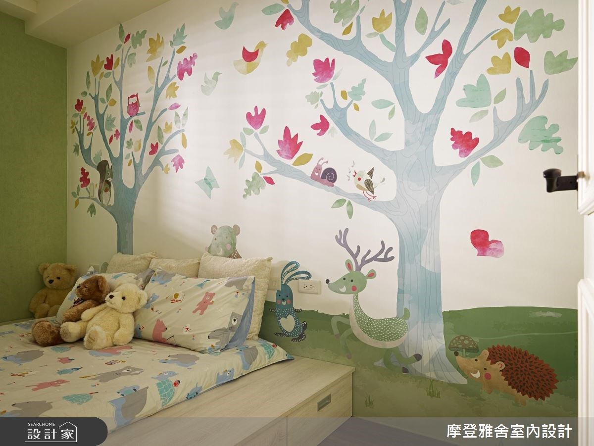 35坪新成屋(5年以下)＿鄉村風臥室案例圖片＿摩登雅舍室內設計＿摩登雅舍_61之11