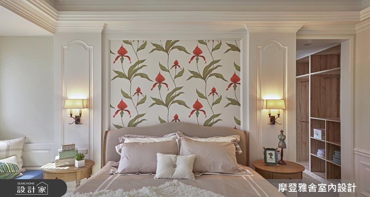 40坪新成屋(5年以下)＿美式風臥室案例圖片＿摩登雅舍室內設計＿摩登雅舍_63 皇家藍x白色系 光影灑落美式風精品宅之32