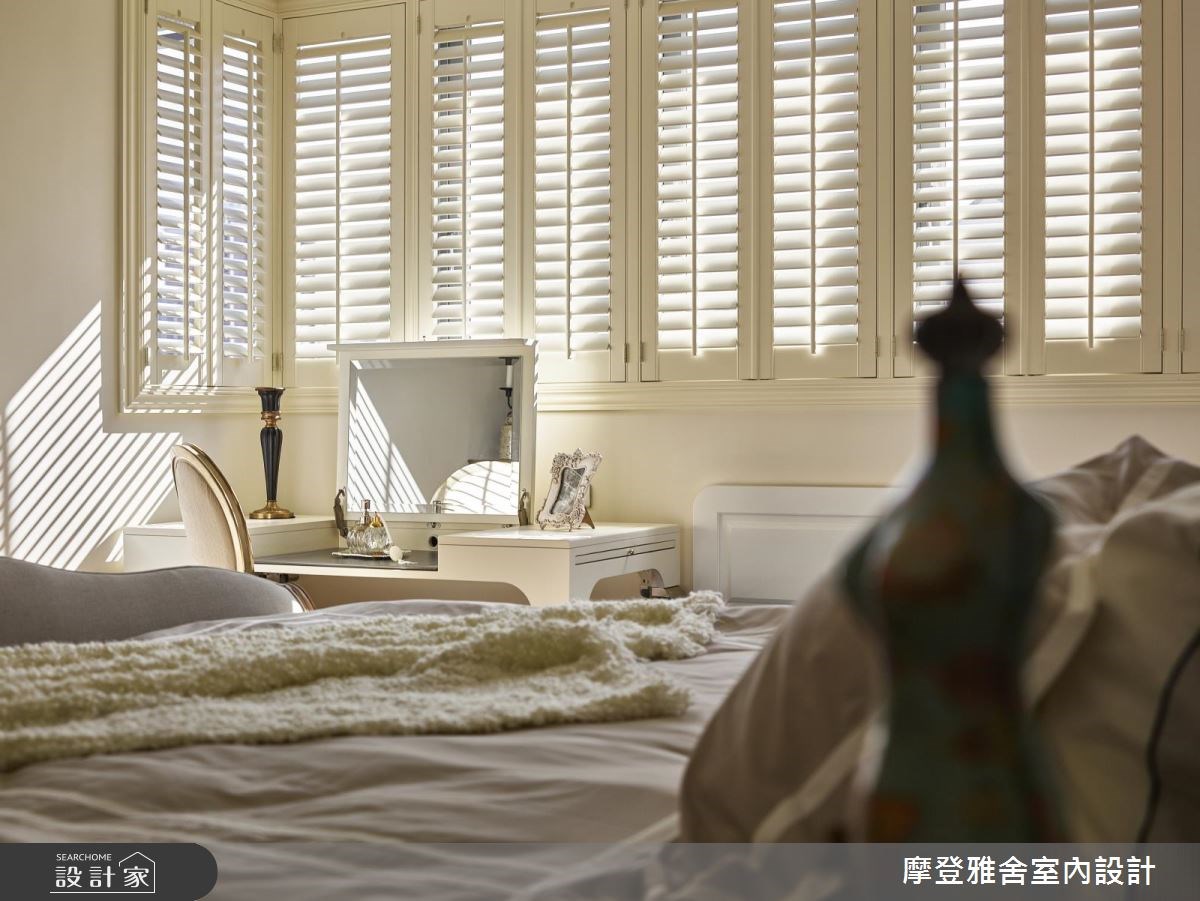 40坪新成屋(5年以下)＿美式風臥室案例圖片＿摩登雅舍室內設計＿摩登雅舍_63 皇家藍x白色系 光影灑落美式風精品宅之38