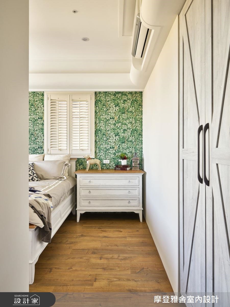 40坪新成屋(5年以下)＿美式風臥室案例圖片＿摩登雅舍室內設計＿摩登雅舍_63 皇家藍x白色系 光影灑落美式風精品宅之42