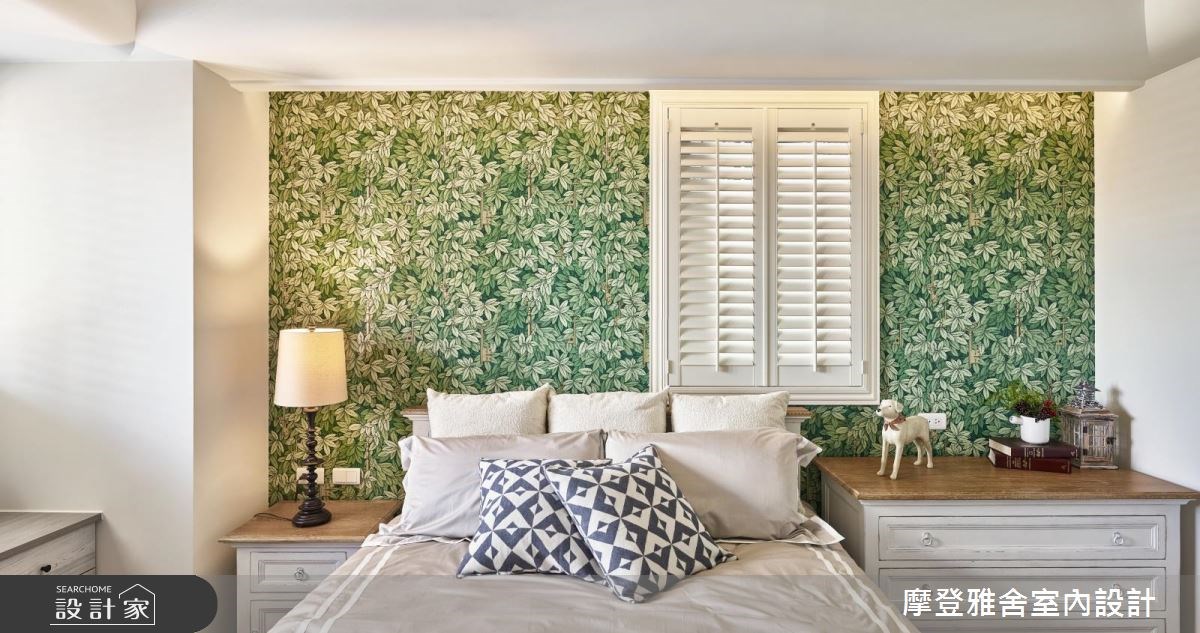 40坪新成屋(5年以下)＿美式風臥室案例圖片＿摩登雅舍室內設計＿摩登雅舍_63 皇家藍x白色系 光影灑落美式風精品宅之44