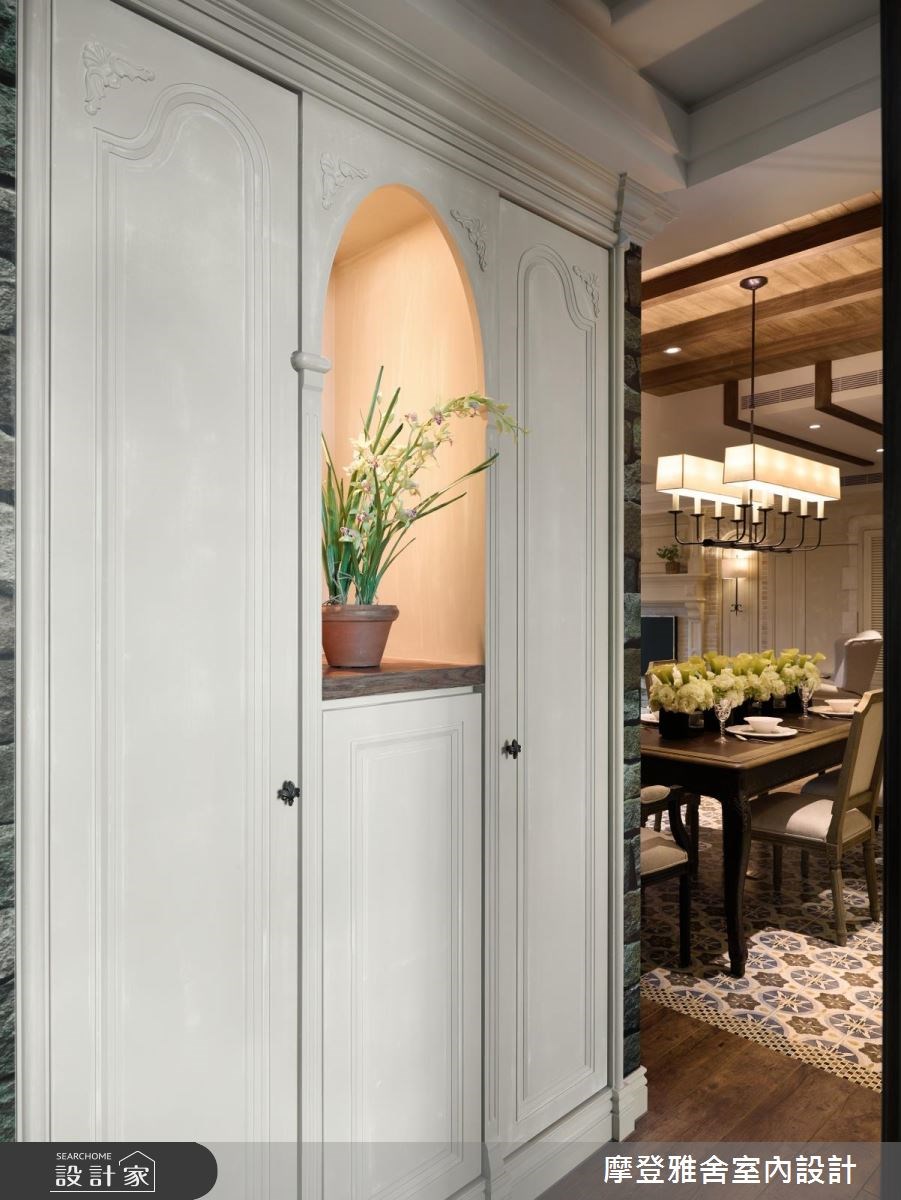 50坪新成屋(5年以下)＿鄉村風案例圖片＿摩登雅舍室內設計＿摩登雅舍_67 醫師的高定古堡風格 收藏旅行的記憶之18
