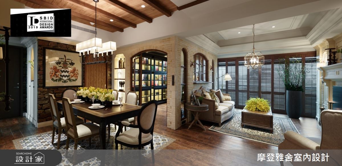 50坪新成屋(5年以下)＿鄉村風案例圖片＿摩登雅舍室內設計＿摩登雅舍_67 醫師的高定古堡風格 收藏旅行的記憶之17