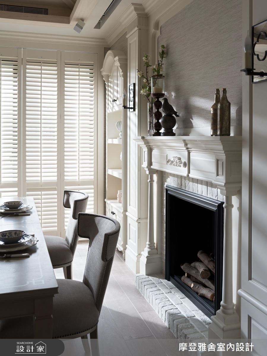 38坪新成屋(5年以下)＿美式風餐廳案例圖片＿摩登雅舍室內設計＿摩登雅舍_69 優雅白色美式宅 × 海島風情度假宅之10