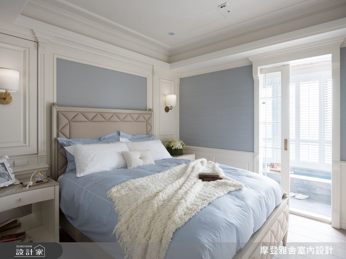 38坪新成屋(5年以下)＿美式風臥室案例圖片＿摩登雅舍室內設計＿摩登雅舍_69 優雅白色美式宅 × 海島風情度假宅之24