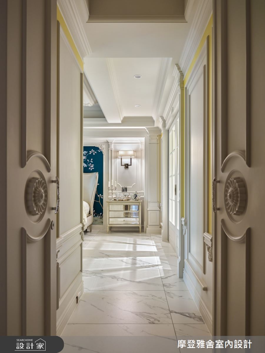 80坪老屋(16~30年)＿新古典案例圖片＿摩登雅舍室內設計＿摩登雅舍_73 老屋翻新粉色系新古典 寶貝媽咪圓夢住進城堡度假宅之16