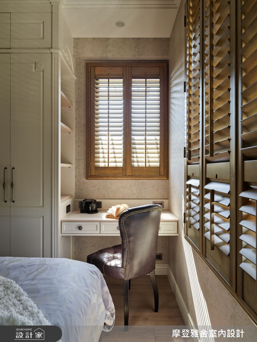 45坪新成屋(5年以下)＿鄉村風臥室案例圖片＿摩登雅舍室內設計＿摩登雅舍_74 森林古堡鄉村風 在家就像在歐洲度假之27