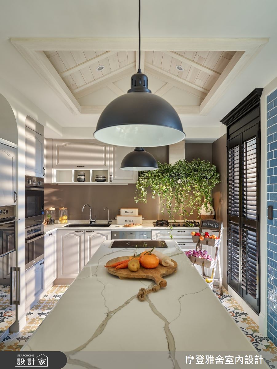 45坪新成屋(5年以下)＿鄉村風廚房案例圖片＿摩登雅舍室內設計＿摩登雅舍_74 森林古堡鄉村風 在家就像在歐洲度假之19