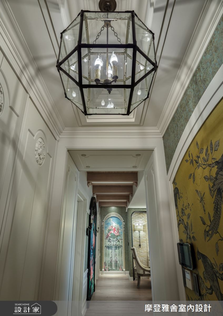 45坪新成屋(5年以下)＿鄉村風走廊案例圖片＿摩登雅舍室內設計＿摩登雅舍_74 森林古堡鄉村風 在家就像在歐洲度假之15