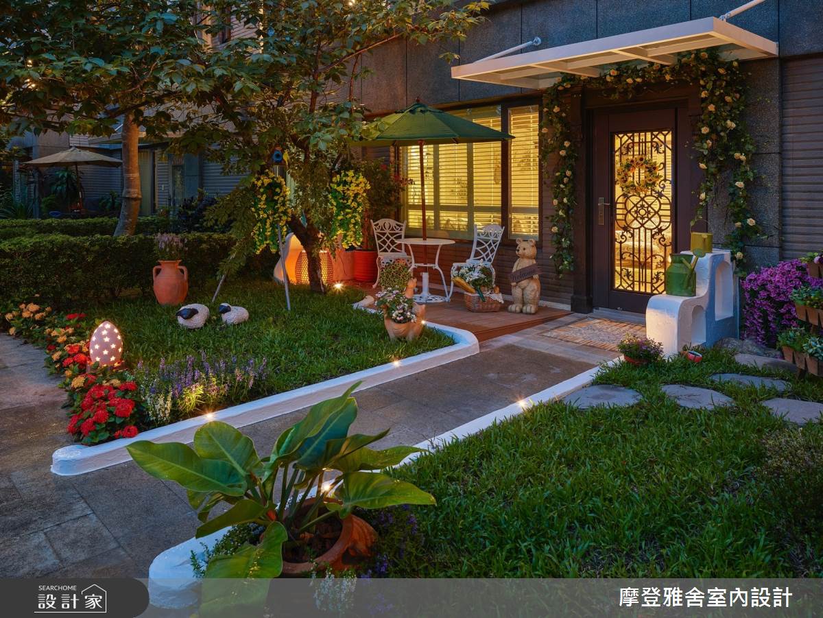 80坪老屋(16~30年)＿鄉村風庭院案例圖片＿摩登雅舍室內設計＿摩登雅舍_77 老屋主再委託翻新透天起家厝 鄉村風地中海別墅在家渡假之28