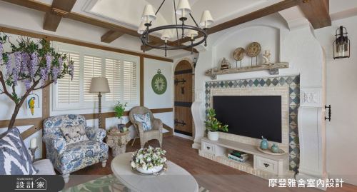 摩登雅舍_77 老屋主再委託翻新透天起家厝 鄉村風地中海別墅在家渡假_鄉村風