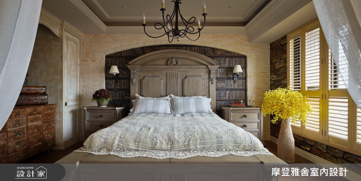 30坪新成屋(5年以下)＿鄉村風臥室案例圖片＿摩登雅舍室內設計＿摩登雅舍_79南義葡萄莊園_複合式辦公空間之28