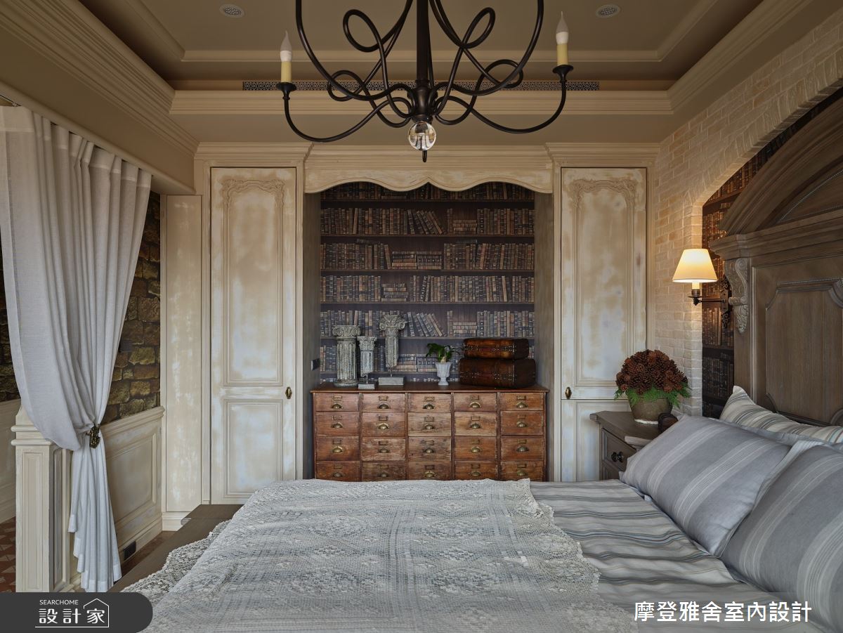 30坪新成屋(5年以下)＿鄉村風臥室案例圖片＿摩登雅舍室內設計＿摩登雅舍_79南義葡萄莊園_複合式辦公空間之27