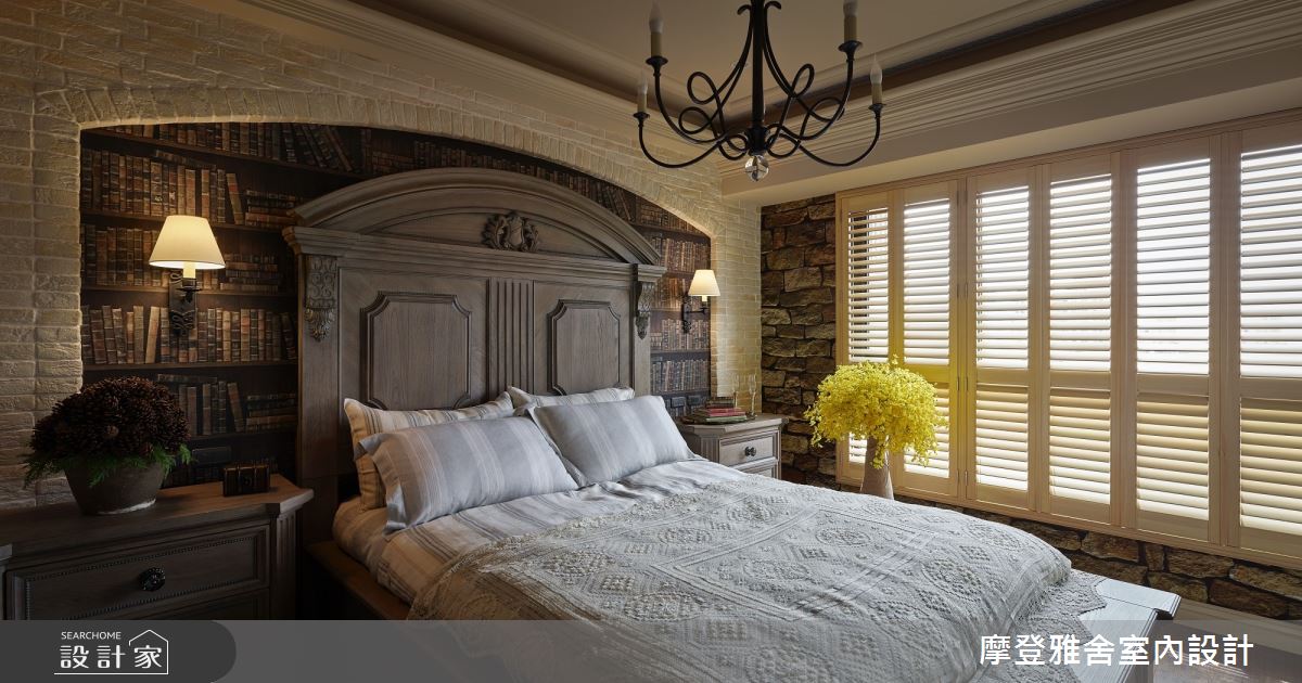 30坪新成屋(5年以下)＿鄉村風臥室案例圖片＿摩登雅舍室內設計＿摩登雅舍_79南義葡萄莊園_複合式辦公空間之29