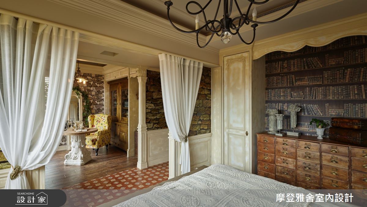 30坪新成屋(5年以下)＿鄉村風臥室案例圖片＿摩登雅舍室內設計＿摩登雅舍_79南義葡萄莊園_複合式辦公空間之31