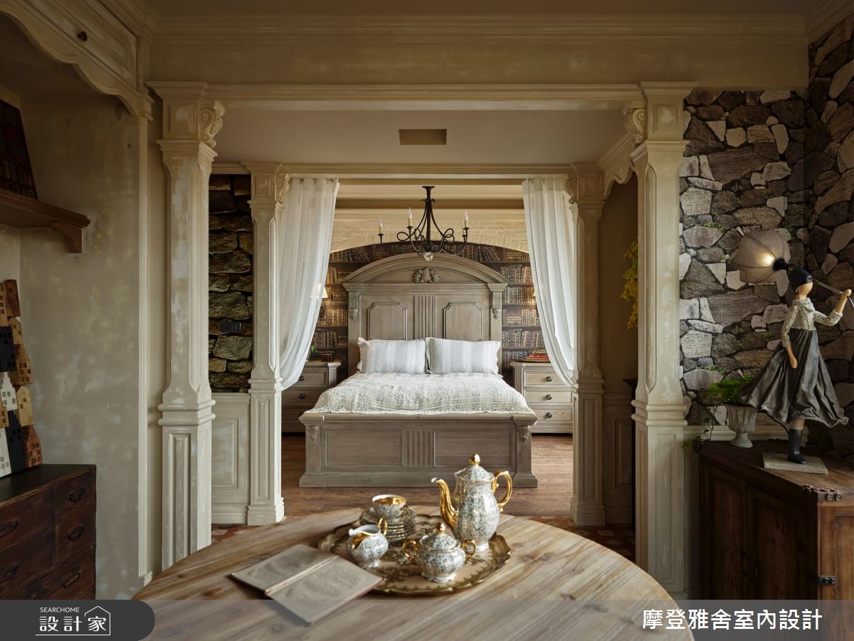 30坪新成屋(5年以下)＿鄉村風臥室案例圖片＿摩登雅舍室內設計＿摩登雅舍_79南義葡萄莊園_複合式辦公空間之26