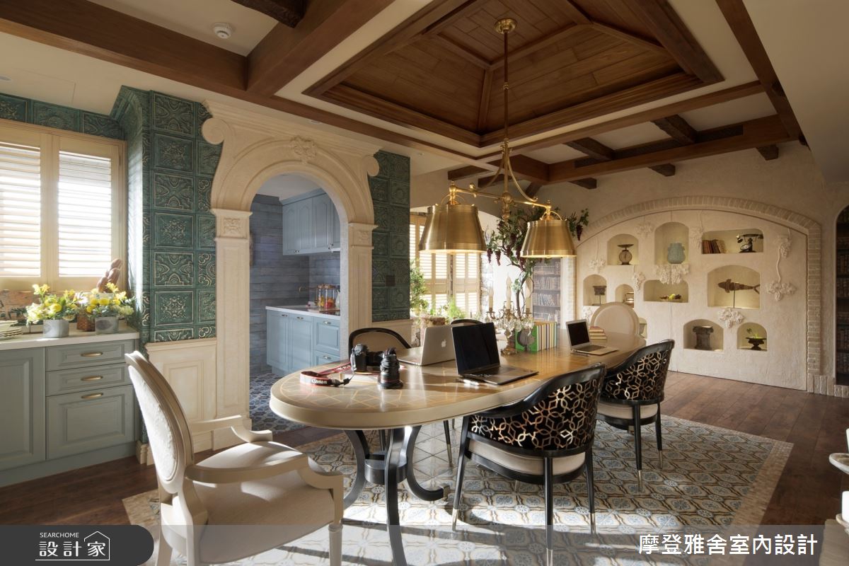 30坪新成屋(5年以下)＿鄉村風餐廳案例圖片＿摩登雅舍室內設計＿摩登雅舍_79南義葡萄莊園_複合式辦公空間之12