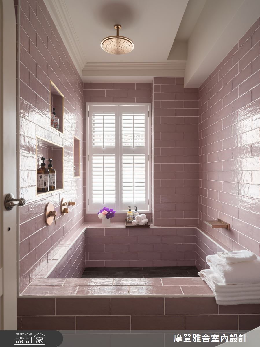 58坪新成屋(5年以下)＿鄉村風浴室案例圖片＿摩登雅舍室內設計＿摩登雅舍_80紫藤花鄉村風城堡之20