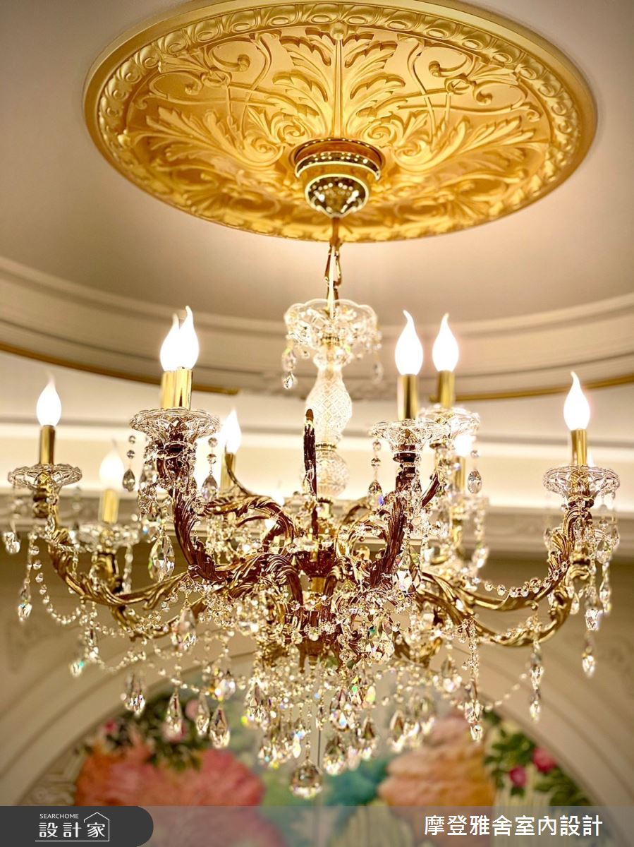 50坪中古屋(5~15年)＿新古典客廳案例圖片＿摩登雅舍室內設計＿摩登雅舍_81屋主三次合作高定新古典藝術殿堂巴黎凡爾賽風格宅邸之7