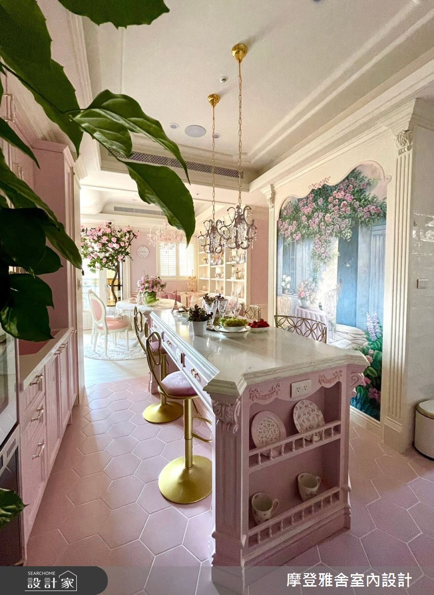 50坪中古屋(5~15年)＿新古典吧檯案例圖片＿摩登雅舍室內設計＿摩登雅舍_81屋主三次合作高定新古典藝術殿堂巴黎凡爾賽風格宅邸之14