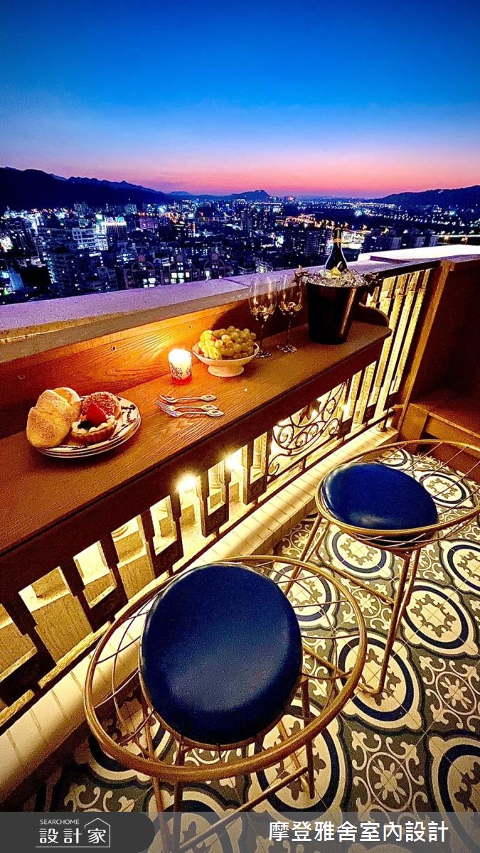 50坪中古屋(5~15年)＿新古典陽台案例圖片＿摩登雅舍室內設計＿摩登雅舍_81屋主三次合作高定新古典藝術殿堂巴黎凡爾賽風格宅邸之30