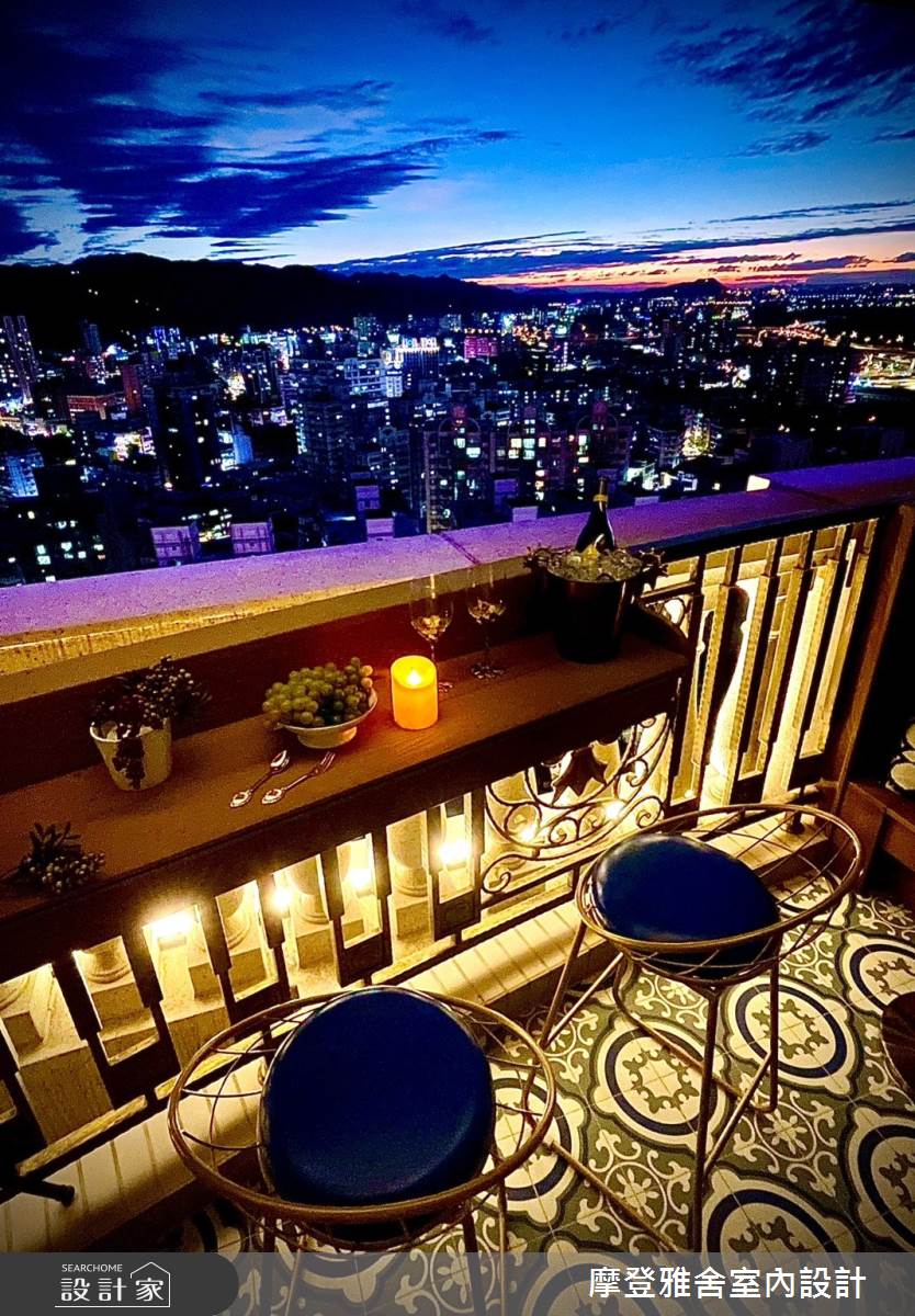 50坪中古屋(5~15年)＿新古典陽台案例圖片＿摩登雅舍室內設計＿摩登雅舍_81屋主三次合作高定新古典藝術殿堂巴黎凡爾賽風格宅邸之31