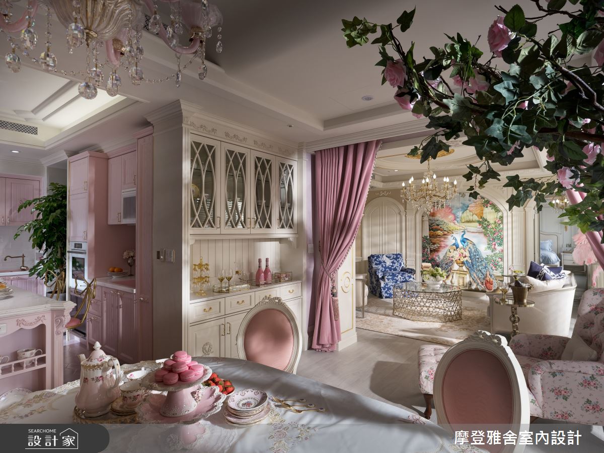 50坪中古屋(5~15年)＿新古典客廳餐廳案例圖片＿摩登雅舍室內設計＿摩登雅舍_81屋主三次合作高定新古典藝術殿堂巴黎凡爾賽風格宅邸之49