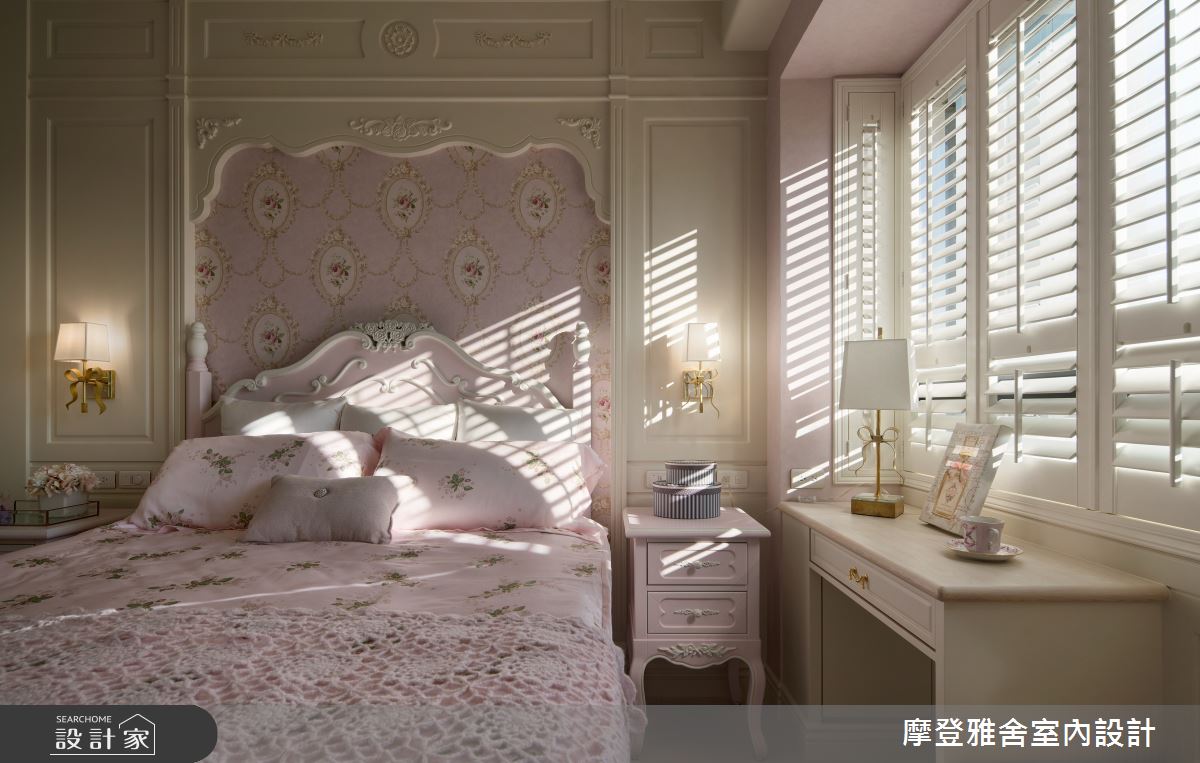 50坪中古屋(5~15年)＿新古典臥室客房案例圖片＿摩登雅舍室內設計＿摩登雅舍_81屋主三次合作高定新古典藝術殿堂巴黎凡爾賽風格宅邸之56