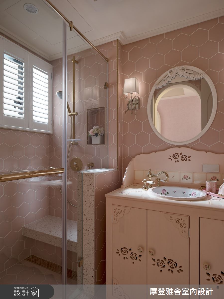 50坪中古屋(5~15年)＿新古典浴室案例圖片＿摩登雅舍室內設計＿摩登雅舍_81屋主三次合作高定新古典藝術殿堂巴黎凡爾賽風格宅邸之57