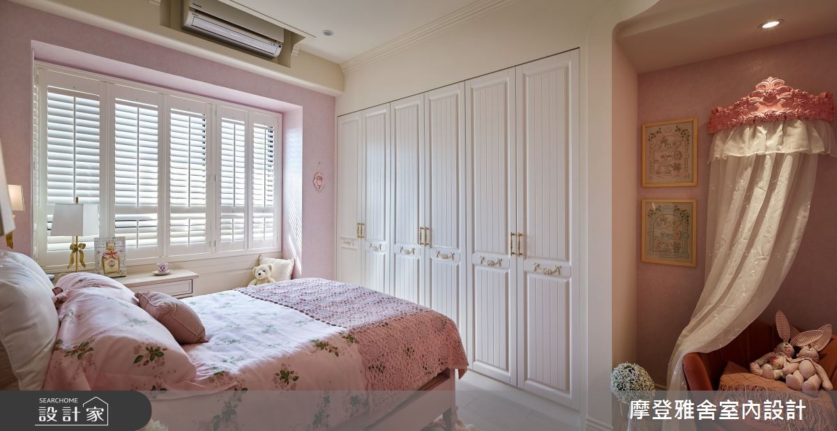 50坪中古屋(5~15年)＿新古典臥室臥榻案例圖片＿摩登雅舍室內設計＿摩登雅舍_81屋主三次合作高定新古典藝術殿堂巴黎凡爾賽風格宅邸之40