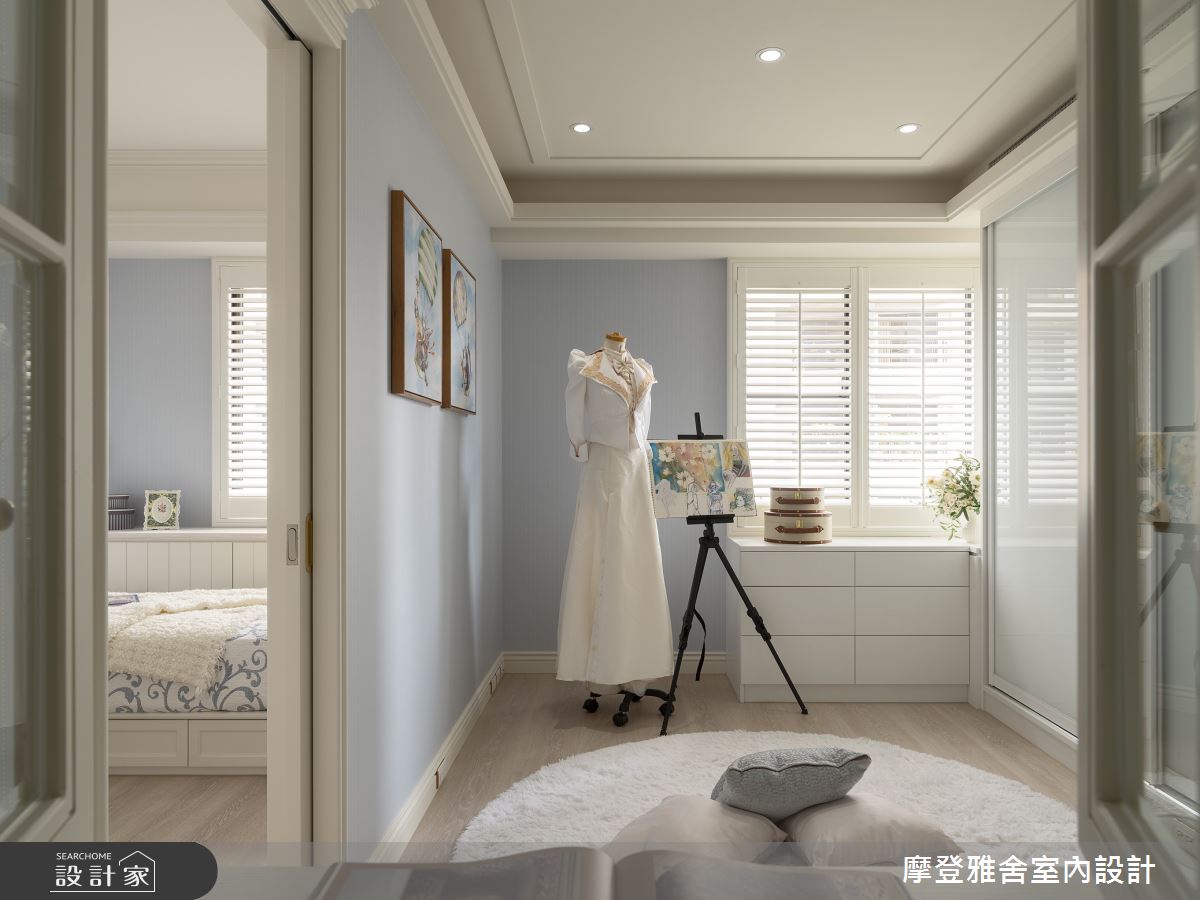 45坪老屋(16~30年)＿美式風多功能室案例圖片＿摩登雅舍室內設計＿摩登雅舍_83尊榮退休生活 輕奢歐美系飯店宅之15