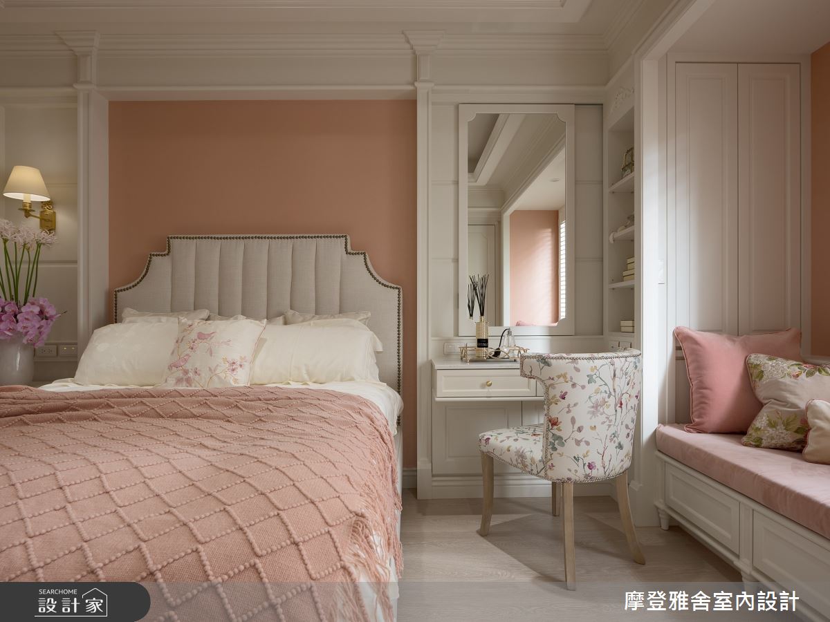 45坪老屋(16~30年)＿美式風臥室案例圖片＿摩登雅舍室內設計＿摩登雅舍_83尊榮退休生活 輕奢歐美系飯店宅之21