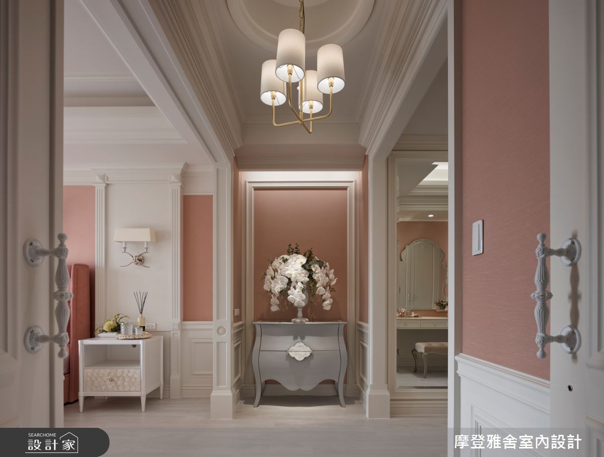 65坪新成屋(5年以下)＿法式風臥室案例圖片＿摩登雅舍室內設計＿摩登雅舍_85王者之香高定輕奢美式豪邸之17