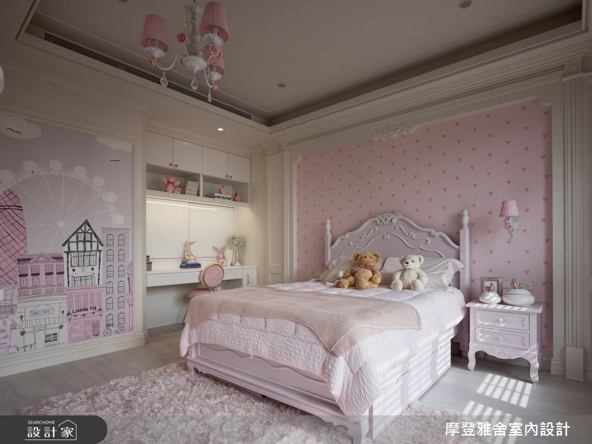 65坪新成屋(5年以下)＿法式風臥室案例圖片＿摩登雅舍室內設計＿摩登雅舍_85王者之香高定輕奢美式豪邸之21