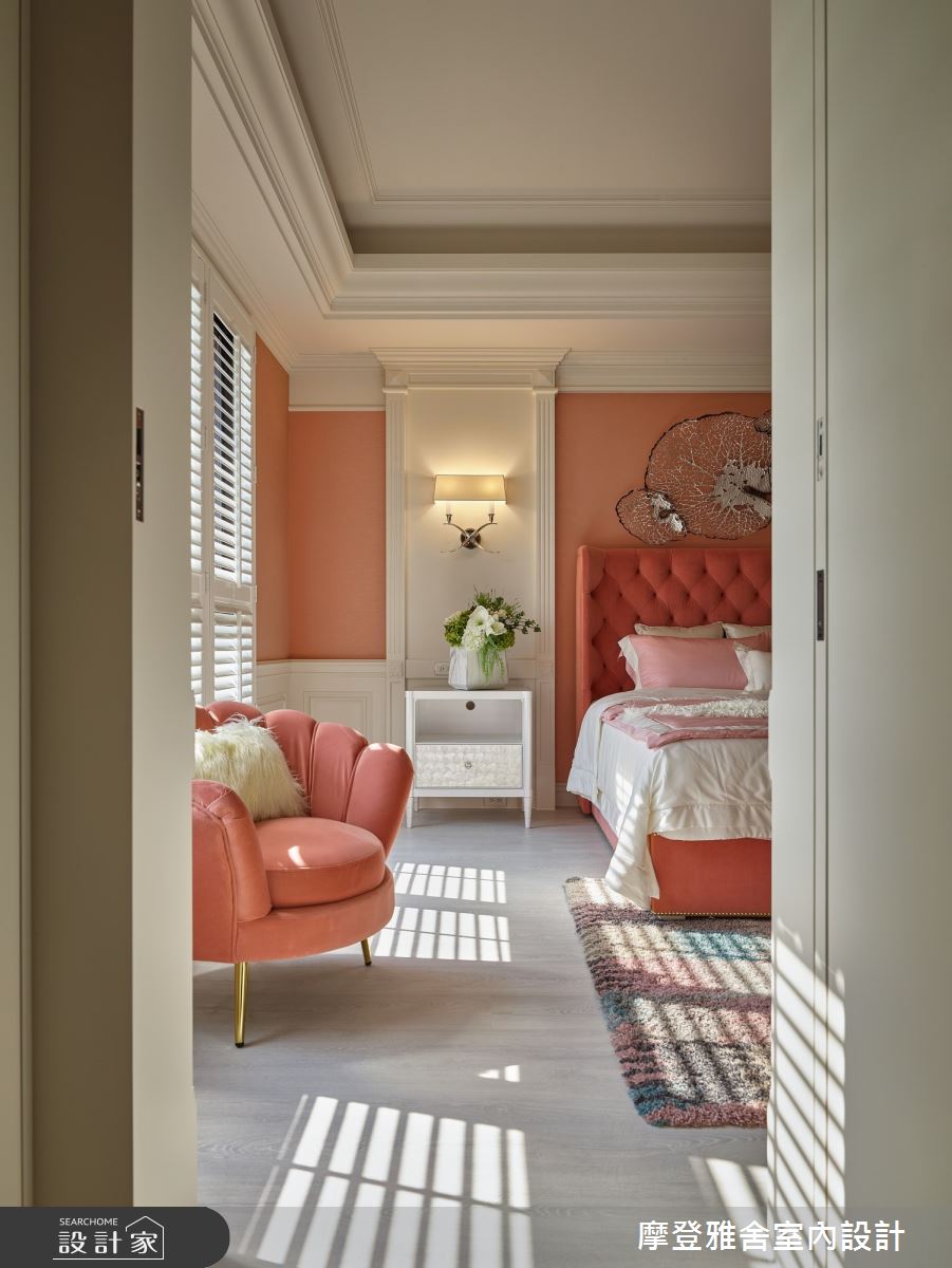 65坪新成屋(5年以下)＿法式風臥室案例圖片＿摩登雅舍室內設計＿摩登雅舍_85王者之香高定輕奢美式豪邸之37