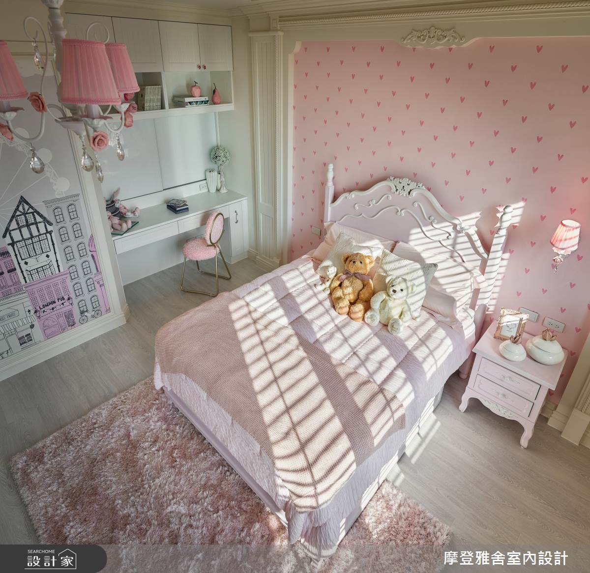 65坪新成屋(5年以下)＿法式風臥室案例圖片＿摩登雅舍室內設計＿摩登雅舍_85王者之香高定輕奢美式豪邸之41