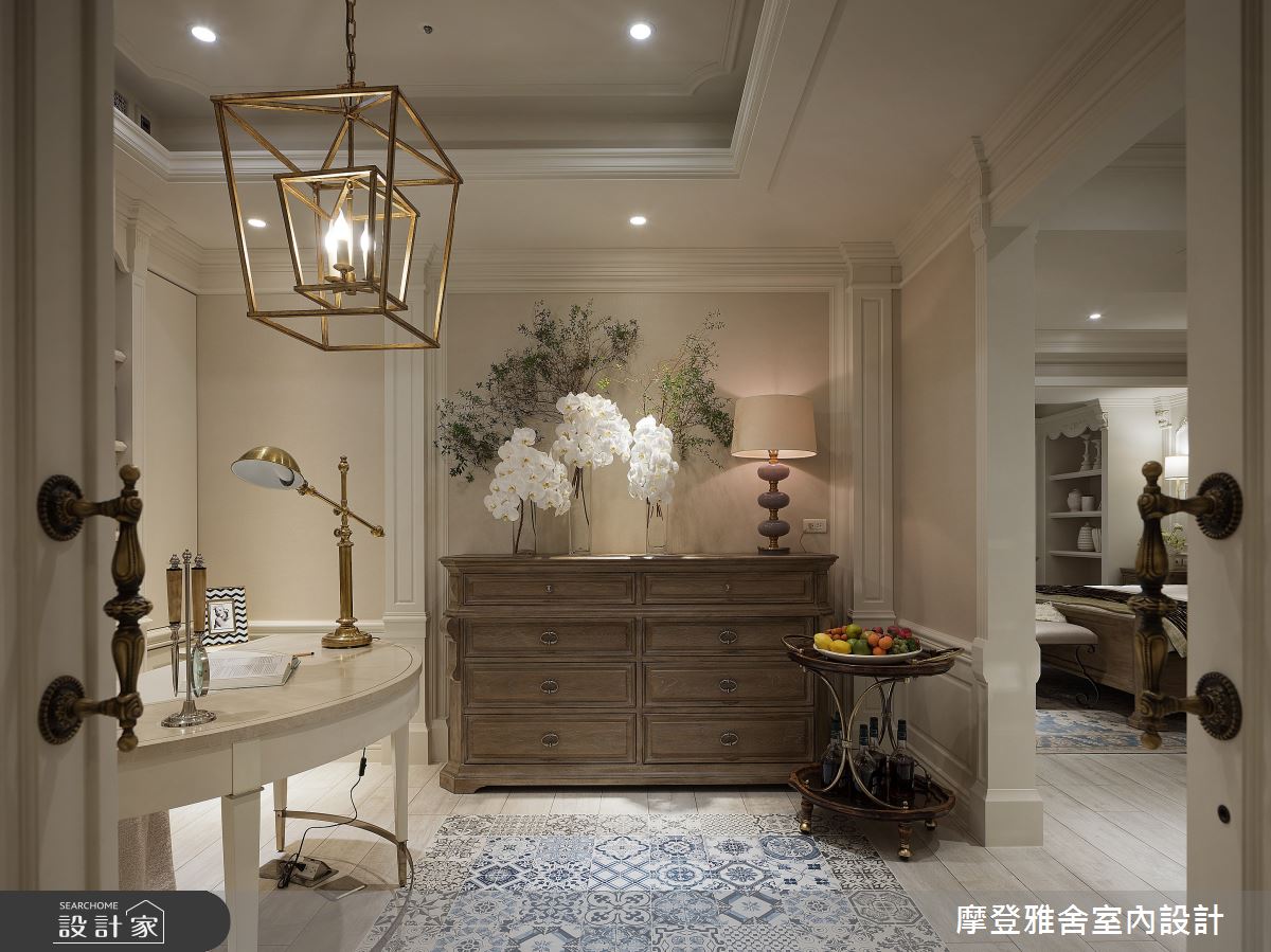 120坪老屋(16~30年)＿異國風書房工作區案例圖片＿摩登雅舍室內設計＿摩登雅舍_86老屋翻新百坪豪邸歐式度假莊園之27