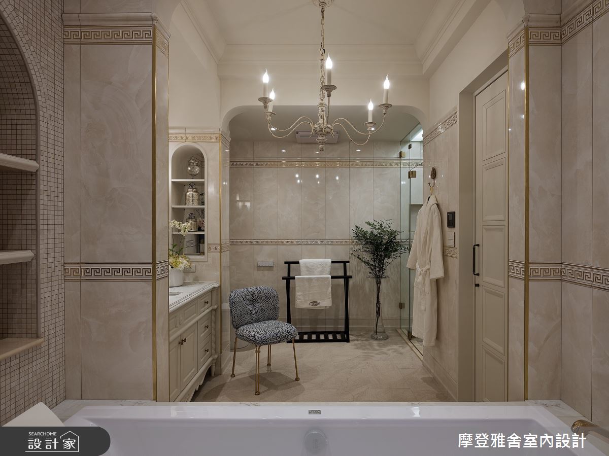 120坪老屋(16~30年)＿異國風浴室案例圖片＿摩登雅舍室內設計＿摩登雅舍_86老屋翻新百坪豪邸歐式度假莊園之36