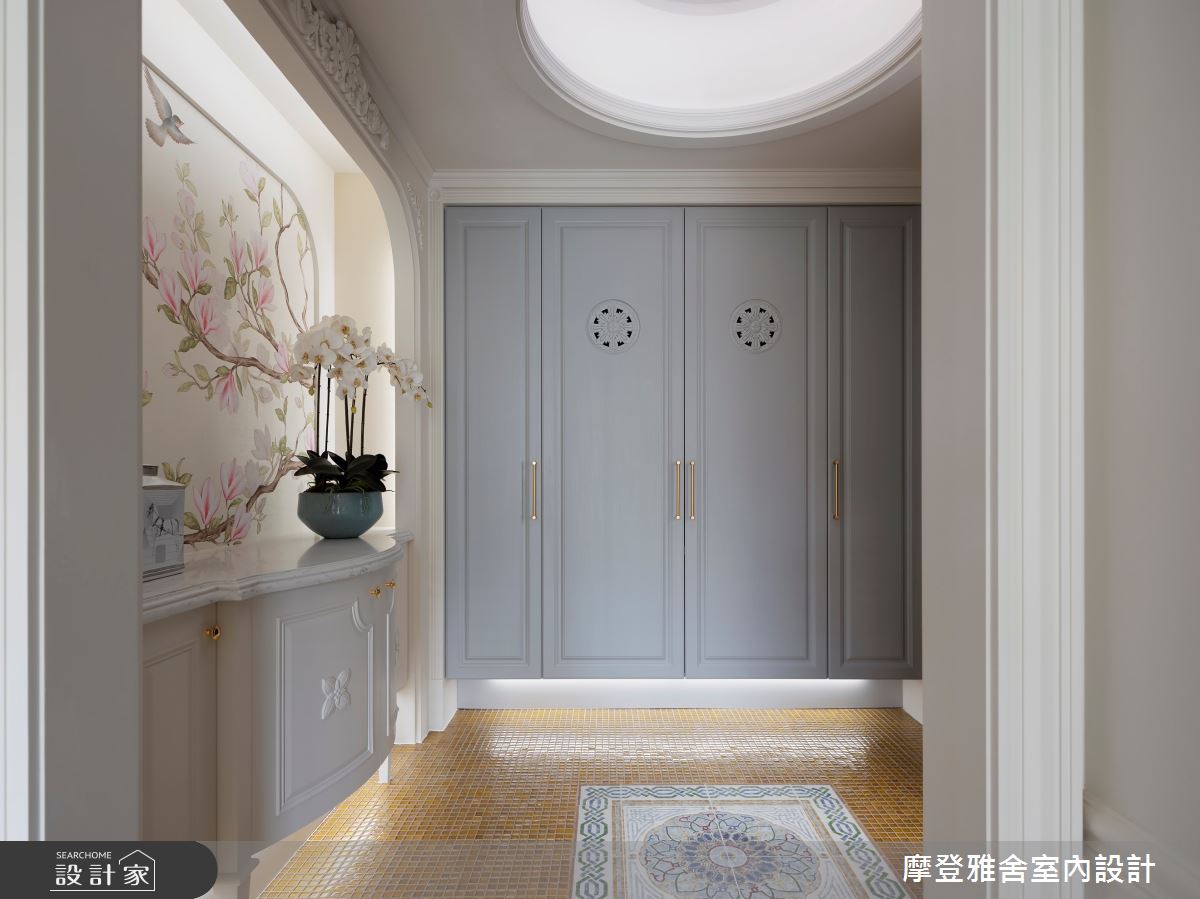 70坪中古屋(5~15年)＿新古典玄關案例圖片＿摩登雅舍室內設計＿摩登雅舍_89第5次合作 老屋翻新優雅新古典精品豪邸之3