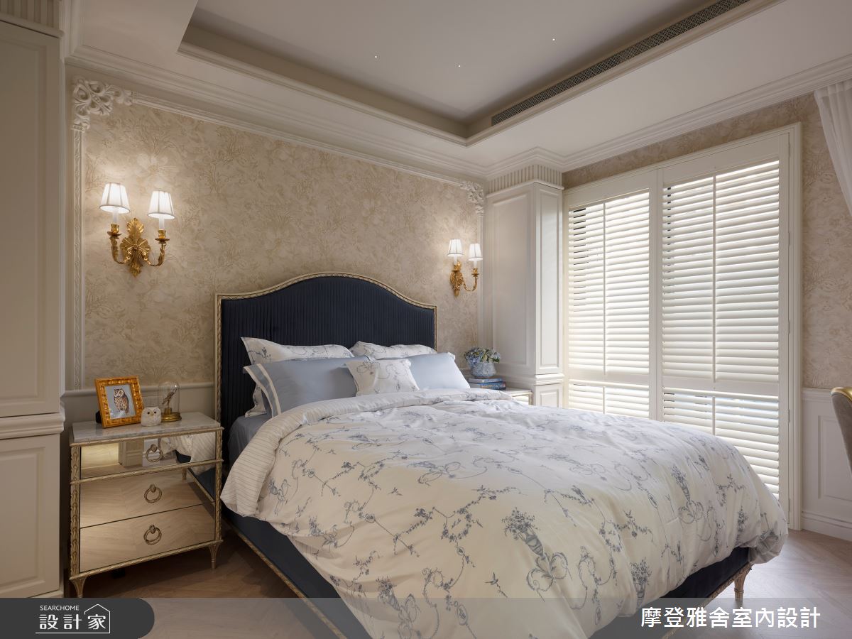 38坪新古屋(10年以下)＿維多利亞古典風格臥室案例圖片＿摩登雅舍室內設計＿摩登雅舍_91十年鐵粉夢想成真!盛世維多利亞風格宮廷豪邸之21