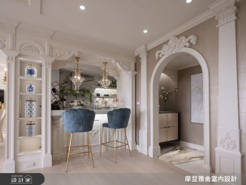 摩登雅舍_90第二次合作 古典X現代巴黎麗思卡爾頓風格招待所度假宅_新古典飯店風