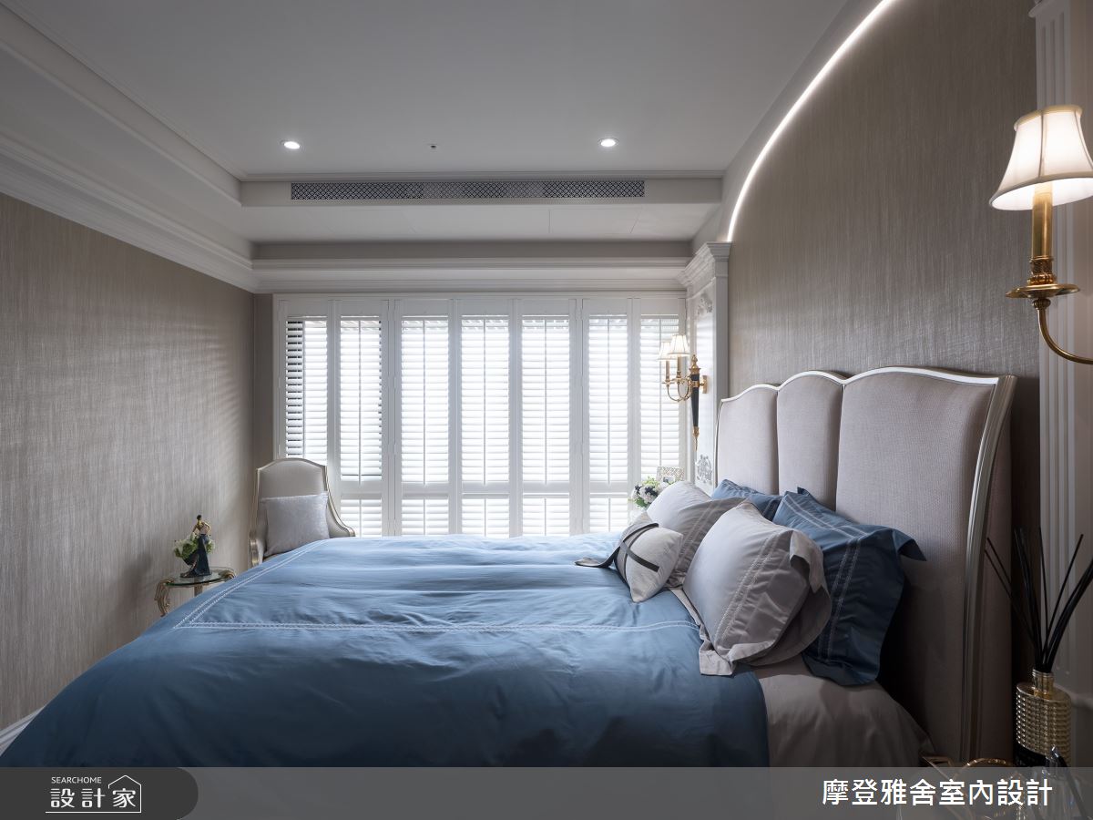 32坪新成屋(5年以下)＿新古典飯店風臥室案例圖片＿摩登雅舍室內設計＿摩登雅舍_90第二次合作 古典X現代巴黎麗思卡爾頓風格招待所度假宅之30