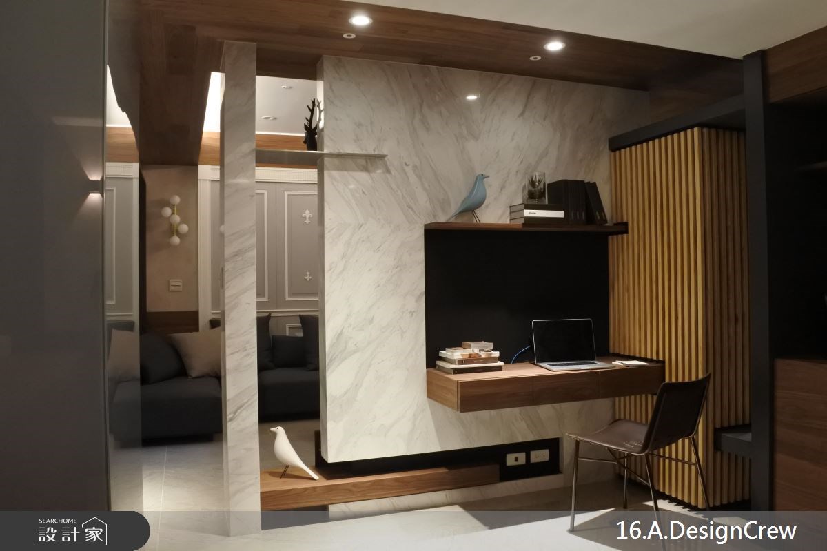 30坪新成屋(5年以下)＿混搭風客廳書房案例圖片＿16.A.DesignCrew＿16.A.DesignCrew_02之7