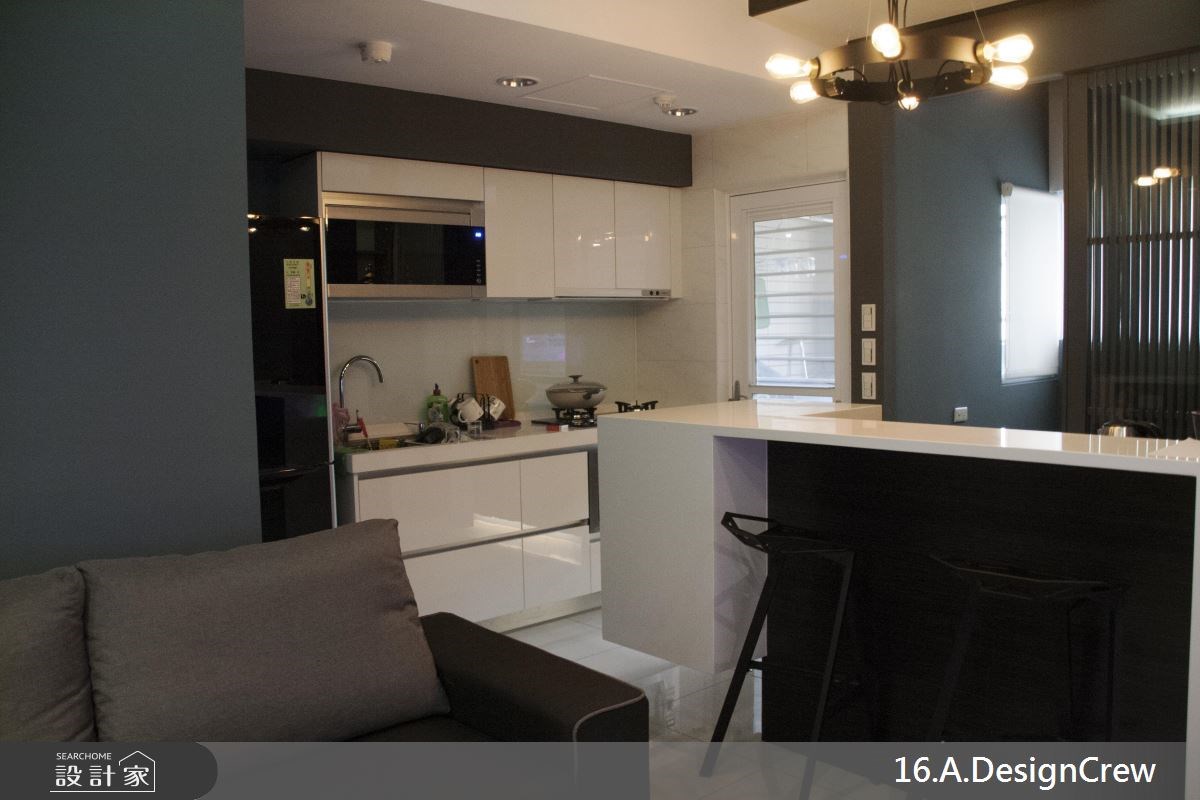 15坪新成屋(5年以下)＿現代風客廳廚房吧檯案例圖片＿16.A.DesignCrew＿16.A.DesignCrew_05之3