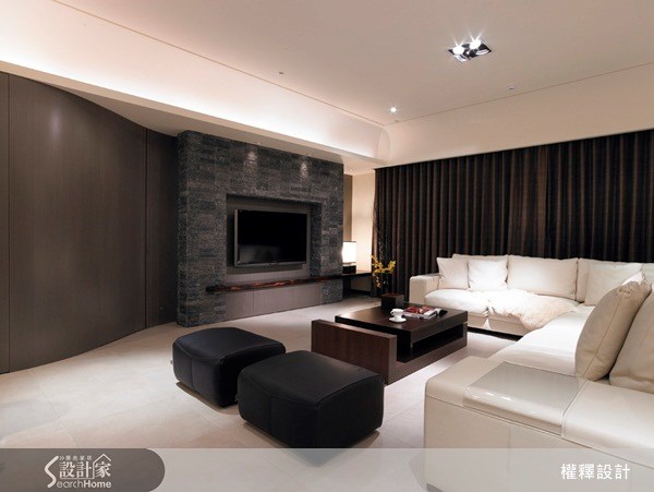 60坪新成屋(5年以下)＿休閒風案例圖片＿權釋設計＿權釋_76之5