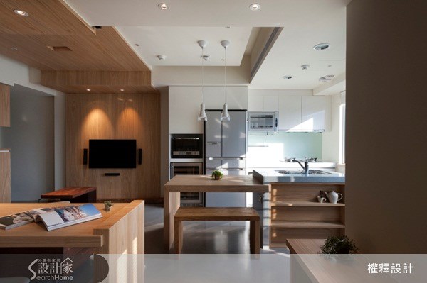 18坪新成屋(5年以下)＿休閒風案例圖片＿權釋設計＿權釋_91之18