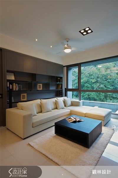 44坪新成屋(5年以下)＿人文禪風客廳案例圖片＿觀林設計＿觀林_21之3